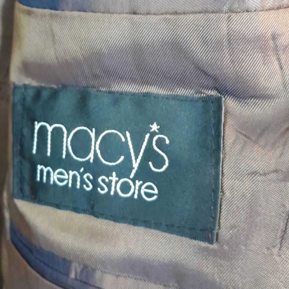 Calvin Klein Men's Blazer Grey Front 3 Buttons Style Pre-owned - Picture 8 of 8